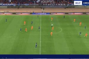 开云体育下载-开场仅38秒！邓涵文右路传中，图多列头球破门，三镇1-0领先玉昆