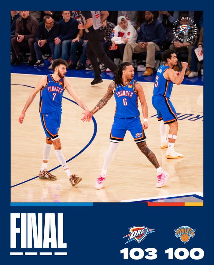 开云体育下载-复出三连胜夺回联盟第一！SGA延续四纪录被赞多面手 布朗：造犯规一绝|亚历山大|雷霆|谢伊·吉尔杰斯-亚历山大|俄克拉荷马雷霆队|纽约尼克斯队_新浪体育_新浪新闻